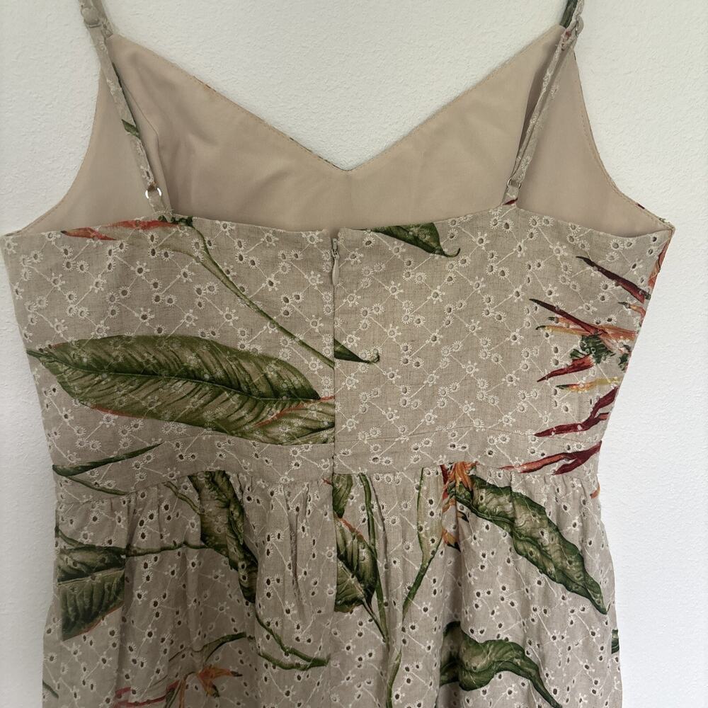 BCBG Max AZRIA Dress Tropical Fully Lined Sz: 4 - Picture 5 of 6